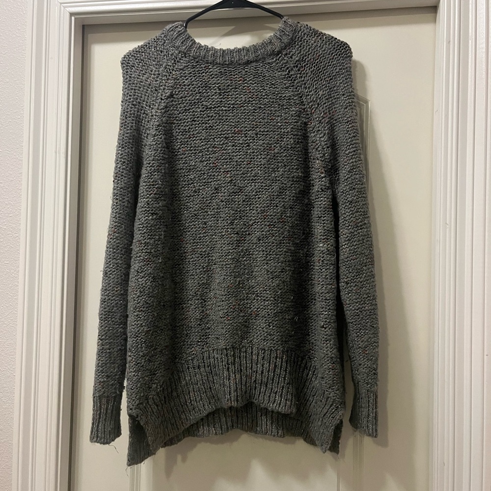 Mossimo Supply Co Gray Crew Neck Sweater
